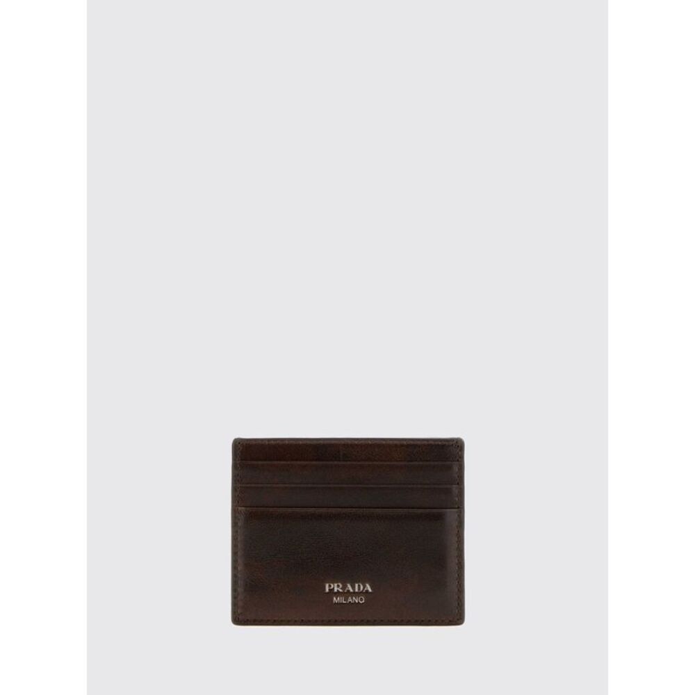 Prada Wallet Men Brown